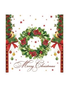 Салфетка (SN0065) 33x33 Merry Christmas