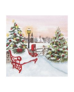 Салфетка (SN0318) 33x33 Christmas Park