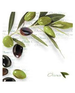 Салфетка (SN0367) 33x33 Green Olives