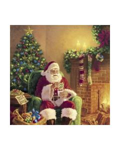 Салфетка (SN0382) 33x33,Santa at Home
