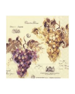 Салфетка (SN0454) 33x33 VIN DE FRANCE
