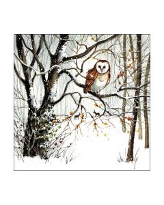 Салфетка (SN0645) 33x33, Winter Owl