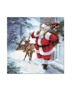 Салфетка (SN0729) 33x33, Santa is coming