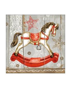Салфетка (SN0783) 33x33, Rocking Horse