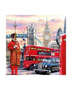 Салфетка (SN0929) 25x25,London Street