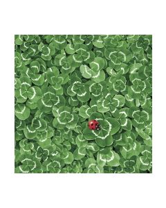 Салфетка (SN1027) 33x33,  Clover Background with Ladybug