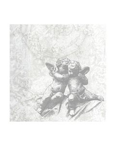 Салфетка (SN1086) 25x25, Classic Angels Silver 