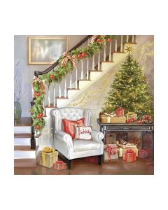 Салфетка (SN1089) 33x33 cm - Christmas Interior 