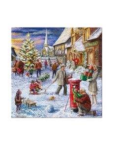 Салфетка (SN1101) 33x33 cm - Christmas Postmail