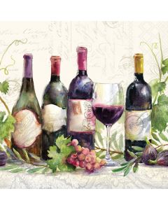 Салфетка (SN1214) 33x33, Wine bottles