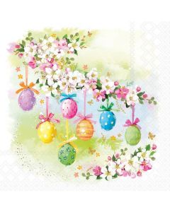 Салфетка (SN1216) 33x33, Blossom and eggs