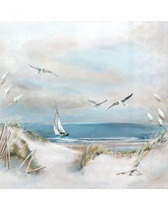 Салфетка (SN1220) 33x33, Sailing at sea