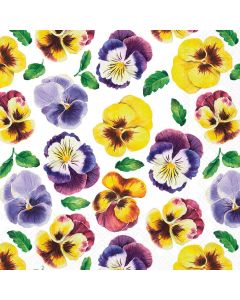 Салфетка (SN1229) 25x25, Lots of pansies