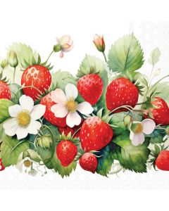 Салфетка (SN1230) 25x25, Juicy strawberries