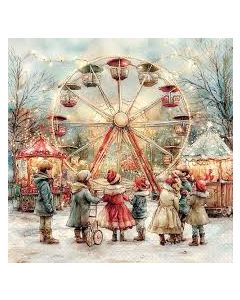 Салфетка (SN1233) 33x33 cm - Theme Park