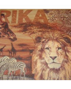 Салфетка (SN0274) 33x33 см, Africa Collage