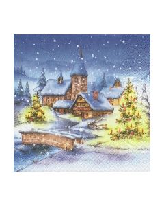 Салфетка (SN0316) 33x33 Christmas Village