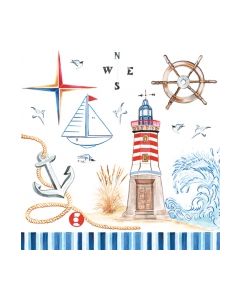 Салфетка (SN0465) 33х33, Seaside Memories