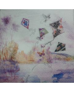 Салфетка (SN0594) 33х33, Abstract Kites