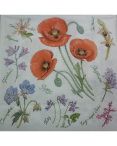 Салфетка (SN0602) 33х33, POPPY HARMONY