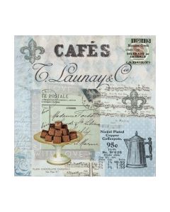 Салфетка (SN0669) 33x33, CAFE COLLAGE