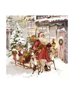 Салфетка (SN0726) 33x33, Christmas Visit