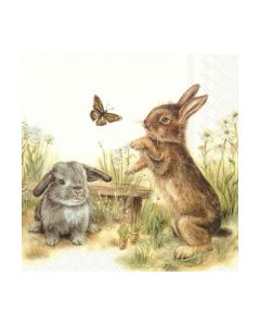 Салфетка (SN0829) 33х33, BUNNY AND CLYDE