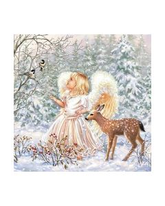 Салфетка (SN0910) 33x33, Winter Angel