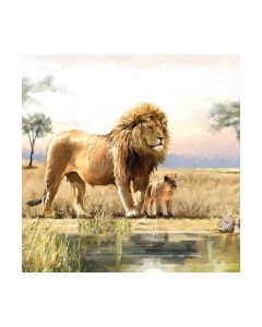 Салфетка (SN0934) 33x33, Lions