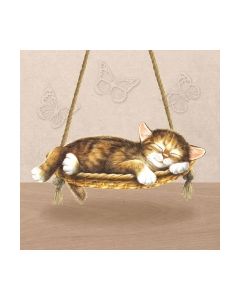 Салфетка (SN0944) 33x33, Dreaming Cat