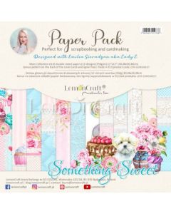 К-т дизайнерски скрапбукинг картони 30,5 x 30,5 см, 6 бр, 250 гр. Something Sweet