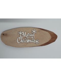 Надпис от бирен картон - Merry Christmas 1