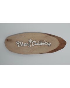 Надпис от бирен картон -  Merry Christmas 2