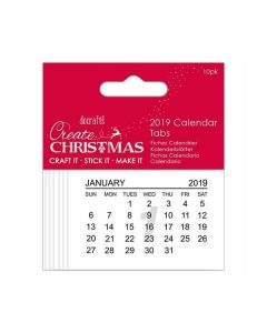 2019 Calendar Tabs